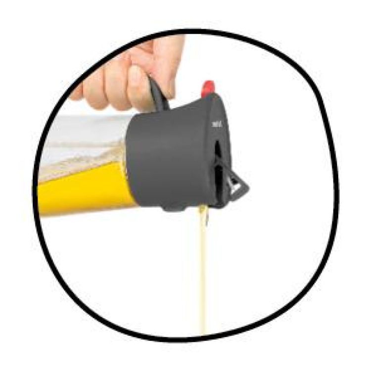 MoHA! 2-in-1 oliespay oliefles Oliva (Grijs) - Panache (Koksijde)