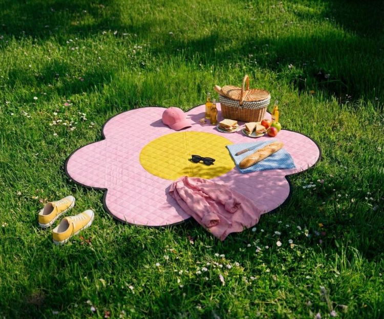 Moji Couverture de pique-nique Sunny Side (Pink) - Panache (Koksijde)