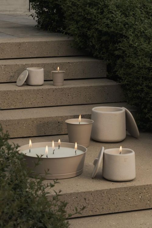 Mon Dada Corse Candle M outdoor hervulbaar + deksel (Desert) - Panache (Koksijde)