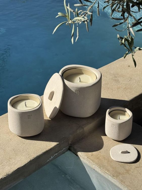 Mon Dada Corse Candle XL outdoor hervulbaar + deksel (Desert) - Panache (Koksijde)