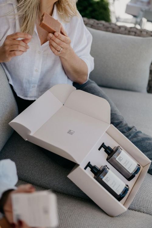 Mon Dada Giftset hand wash & lotion - Down to earth (Grey) - Panache (Koksijde)