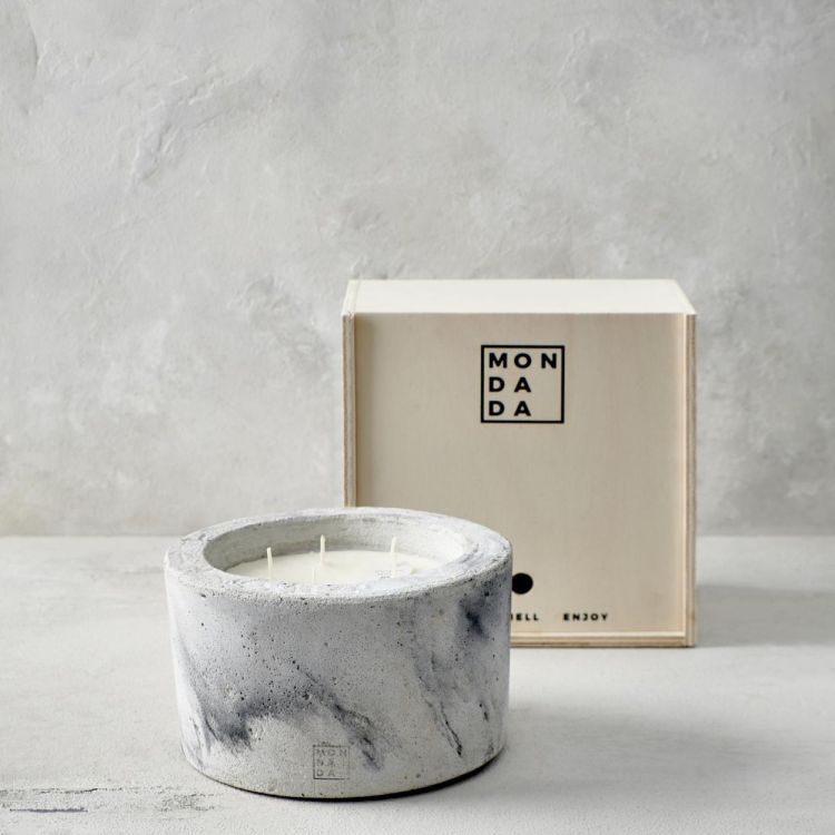 Mon Dada Urban Candle L - Down to earth (Grey) - Panache (Koksijde)