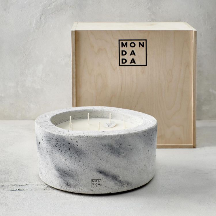 Mon Dada Urban Candle XL - Down to earth (Grey) - Panache (Koksijde)