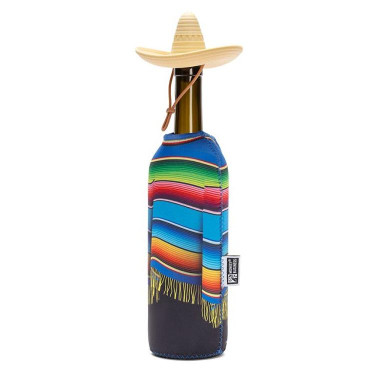 Monkey Business Desperados de Vino - Set de 2 rafraîchisseurs et 2 bouchons à vin (Multi) - Panache (Koksijde)