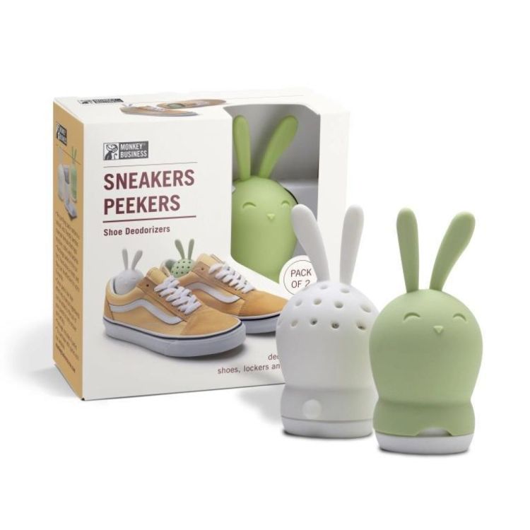 Monkey Business Monkey Business Sneakers Peekers - set 2 pcs (Wit-Groen) - Panache (Koksijde)