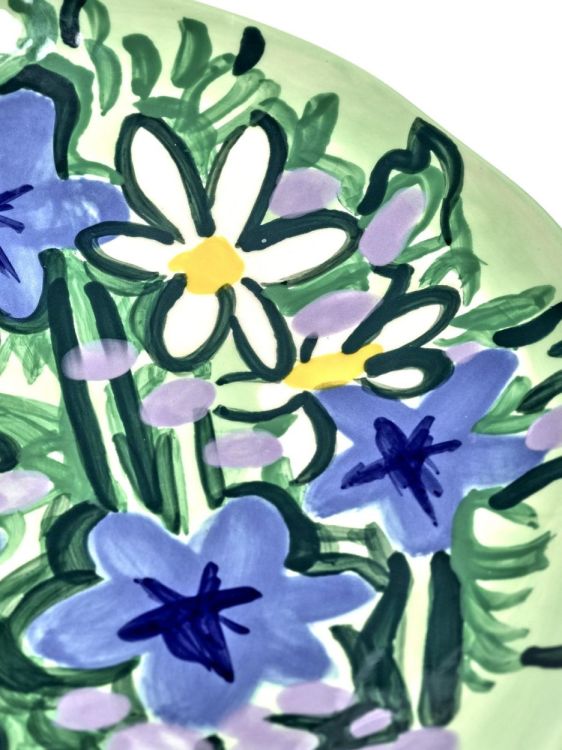 Nel Maertens Serveerbord Ø35cm - Serving Spring (Green) - Panache (Koksijde)