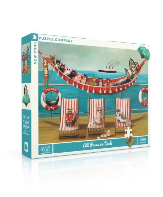 New York Puzzle Company All Paws on Deck - 500 pieces () - Panache (Koksijde)