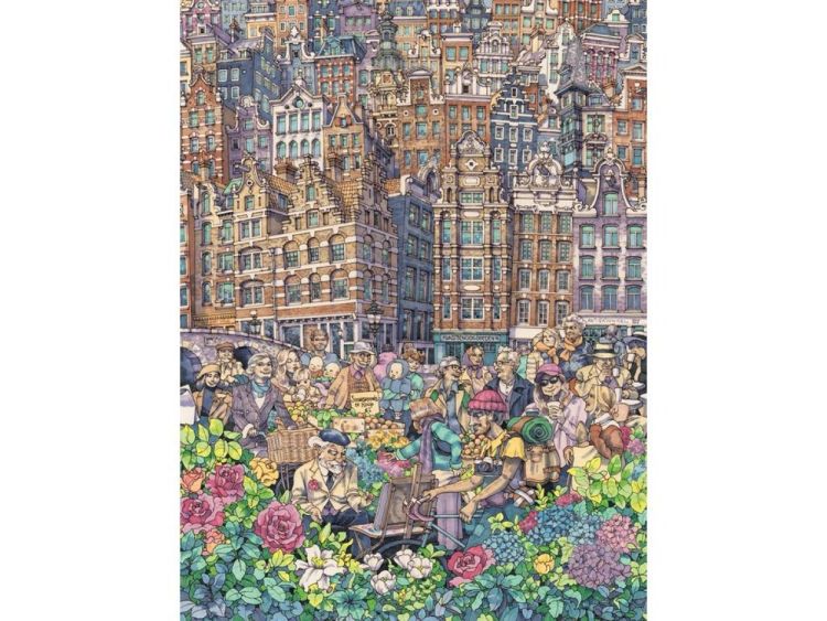 New York Puzzle Company 'Dam Charming City - 1000 pieces () - Panache (Koksijde)