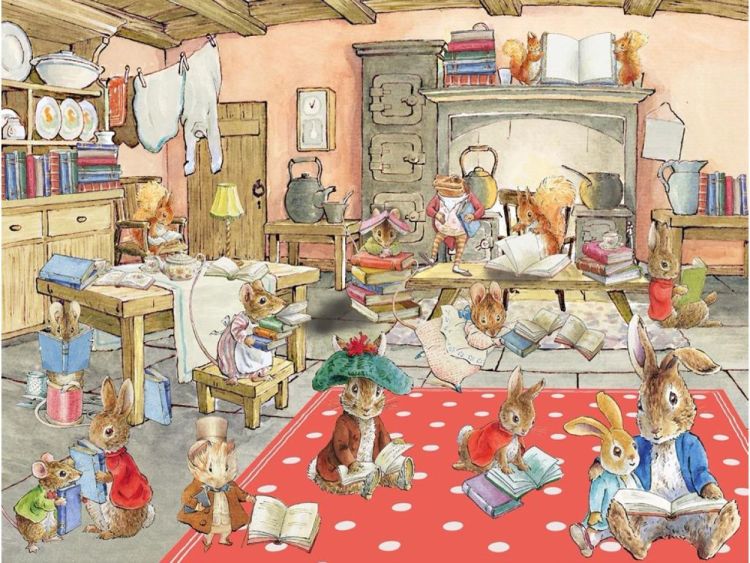 New York Puzzle Company Peter Rabbit's Book Club - 1000 pieces () - Panache (Koksijde)