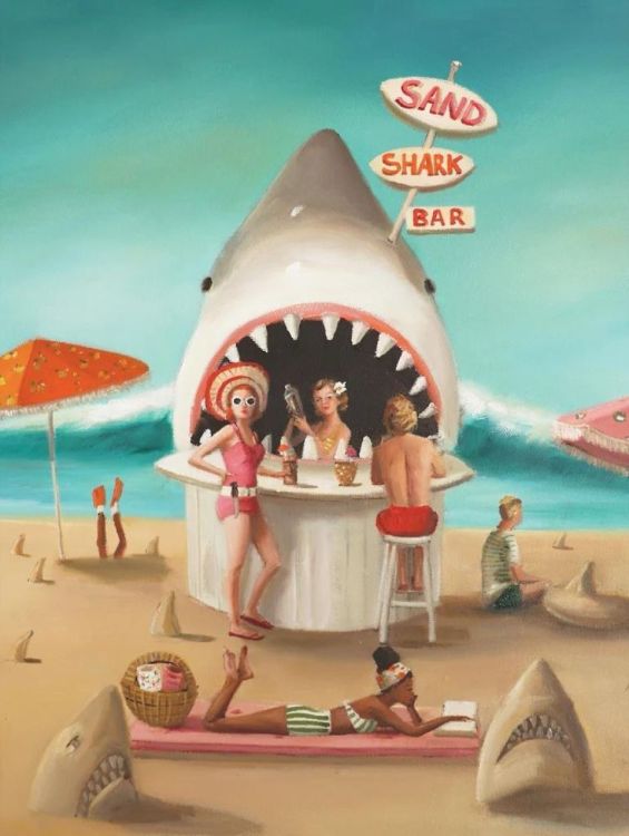 New York Puzzle Company Sand Shark Bar - 500 pieces () - Panache (Koksijde)