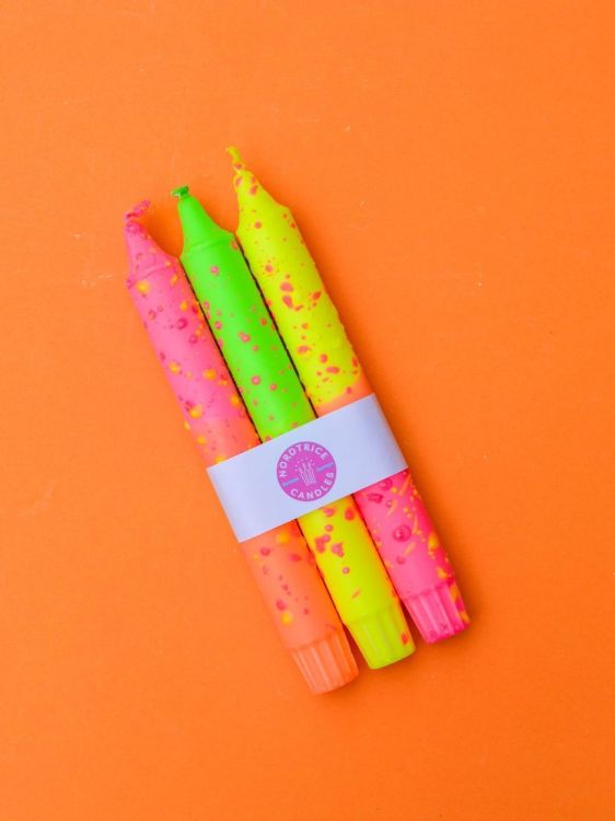 Nordtrice 3 kaarsen Neon Orange (Multi) - Panache (Koksijde)