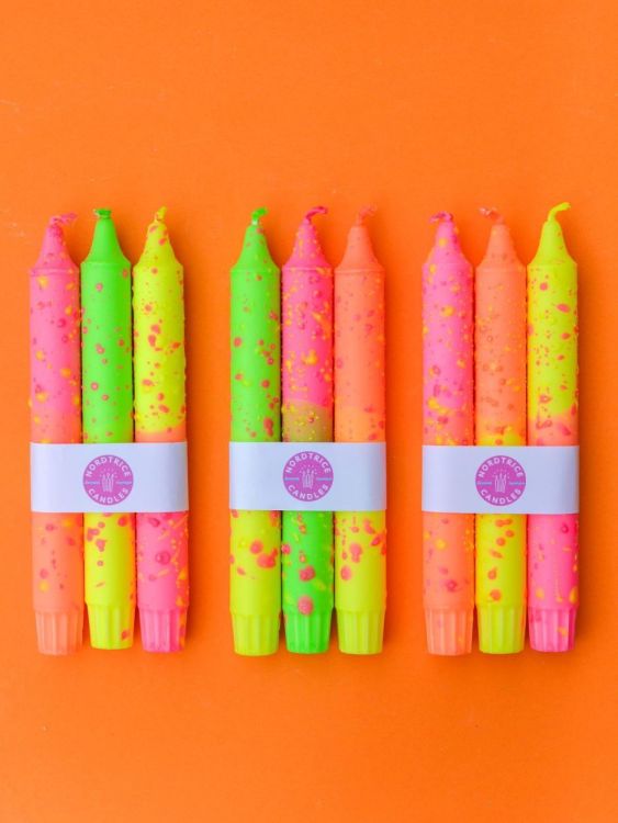 Nordtrice 3 kaarsen Neon Orange (Multi) - Panache (Koksijde)