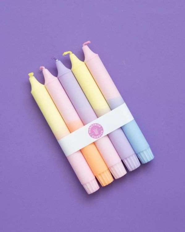 Nordtrice 5 Bougies Pastel Party Mix (Multi) - Panache (Koksijde)