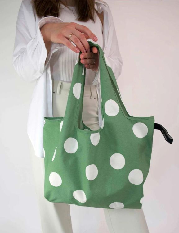 Notabag Tote Notabag Olive Dots (Olive) - Panache (Koksijde)