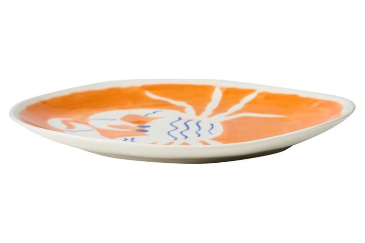 Novità Home Assiette Crabe (Oranje) - Panache (Koksijde)
