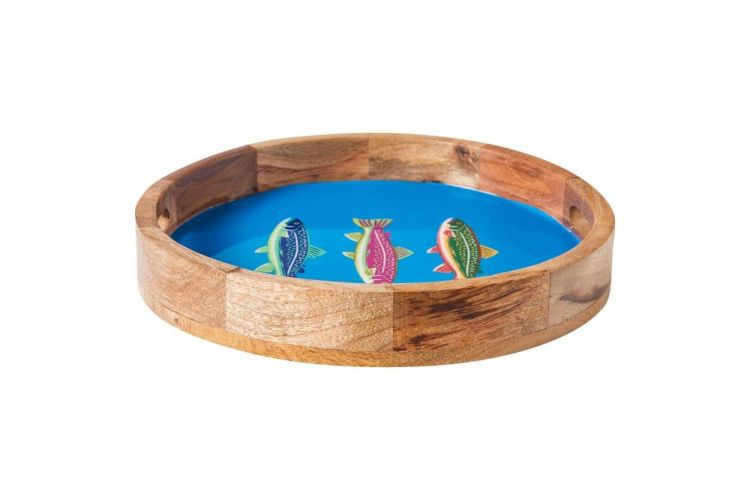 Novità Home Plateau rond Fish (Blauw) - Panache (Koksijde)