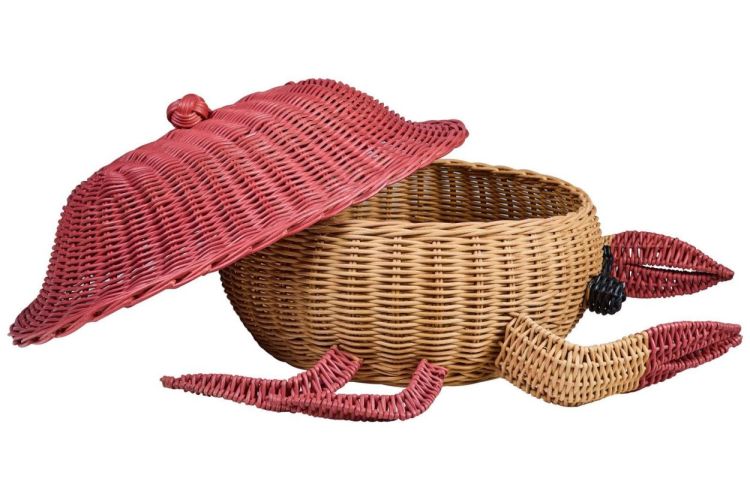 Novità Home Opbergbox Krab Natuurlijke Rotan 74x57x40cm (Multi) - Panache (Koksijde)