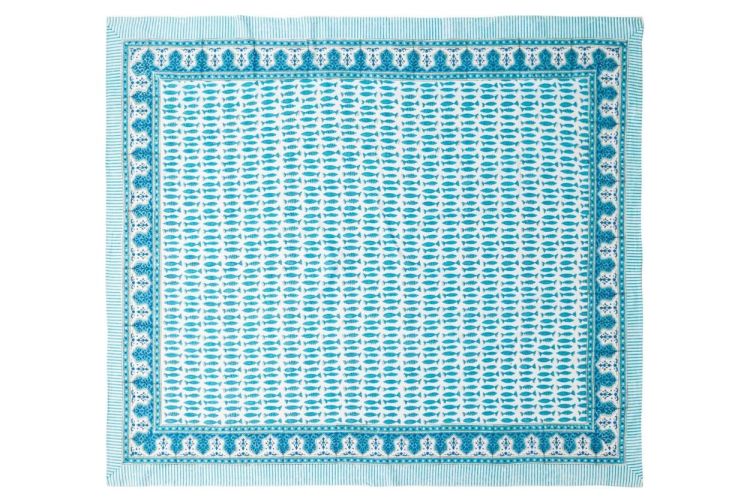 Novità Home Nappe Fish 140x180cm (Blauw) - Panache (Koksijde)