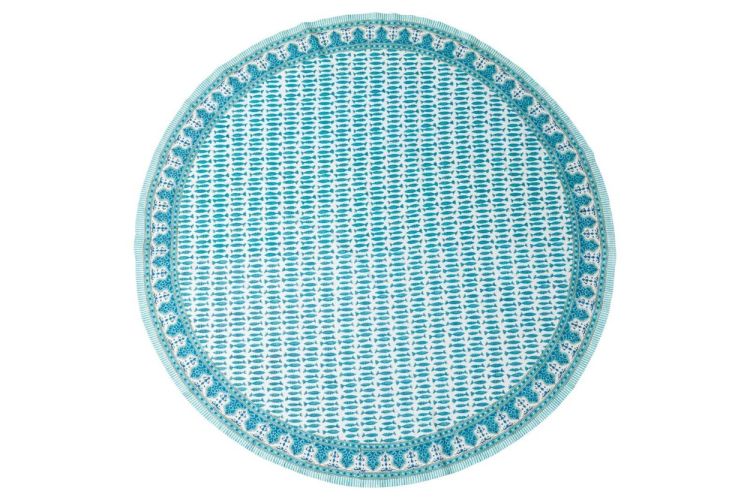 Novità Home Nappe ronde Fish Ø180cm (Blauw) - Panache (Koksijde)