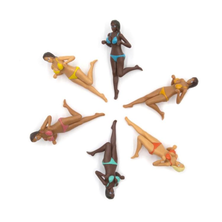 NPW Gifts Glasmarkers Bosom Buddies 6-delig (Multi) - Panache (Koksijde)