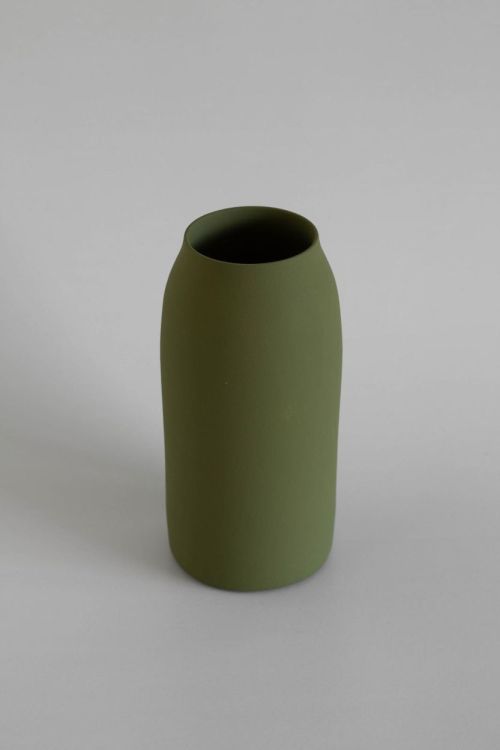 O Cactuu Vase The island collection 01 8x11x25cm (Olive green) - Panache (Koksijde)