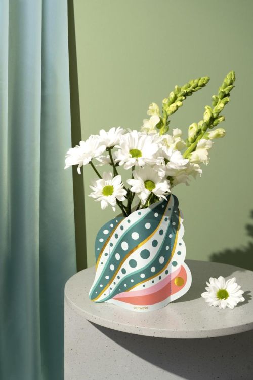 Octaevo Mini vase en papier Shell (Multi) - Panache (Koksijde)