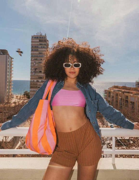 Notabag Original Notabag Orange Pink Stripes (Orange Pink Stripes) - Panache (Koksijde)