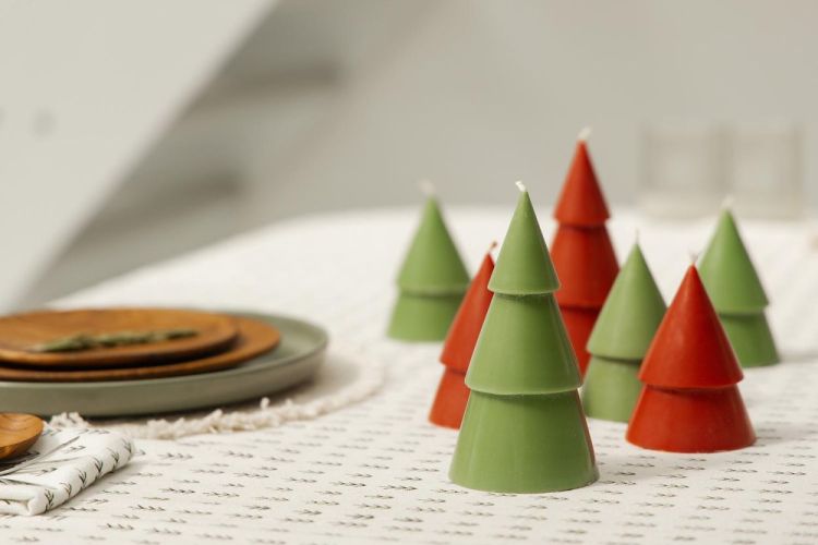 Originalhome Set de 2 Bougies Sapin 10cm 17u (Forest) - Panache (Koksijde)