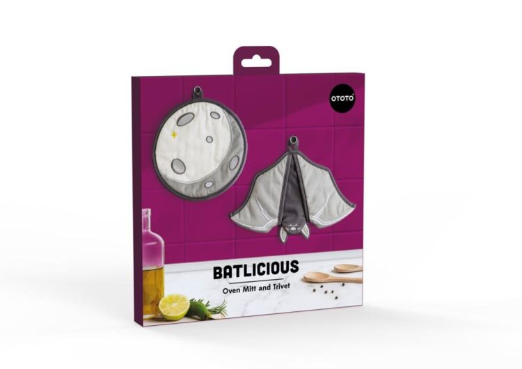 Ototo Design Batlicious - pannenlappen (Grijs) - Panache (Koksijde)