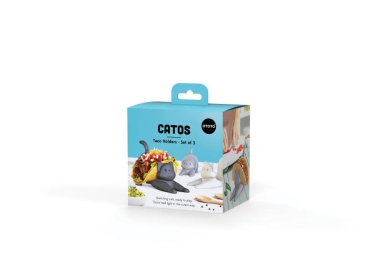 Ototo Design Catos - Supports à tacos (Zwart) - Panache (Koksijde)