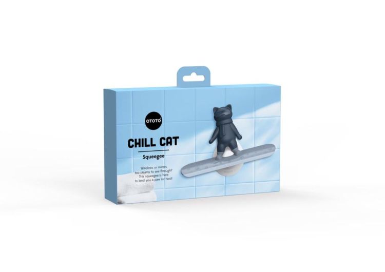 Ototo Design Chill Cat - Raclette à vitres (Zwart) - Panache (Koksijde)