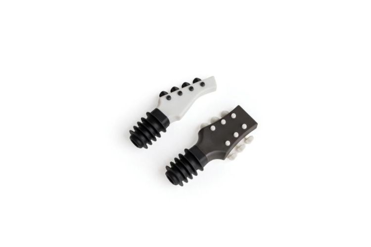 Ototo Design Cork N Roll - set van 2 wijnstoppers (Zwart/wit) - Panache (Koksijde)