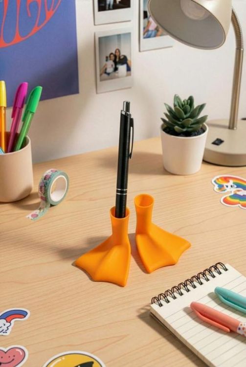 Ototo Design Duck Clean - set van 2 tandenborstelhouders (Bruin) - Panache (Koksijde)