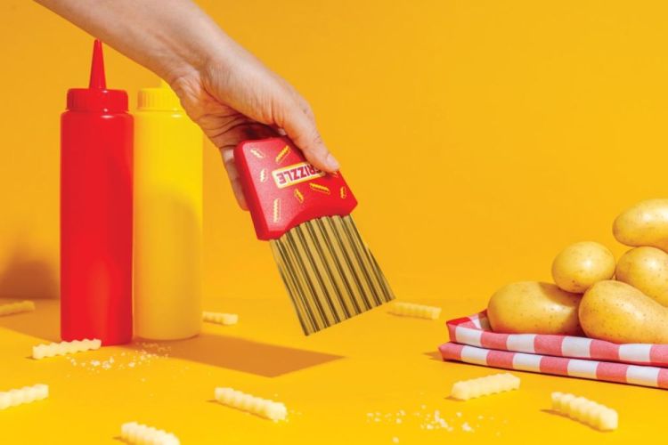 Ototo Design Frizzle - Coupe-légumes ondulé (Rood) - Panache (Koksijde)