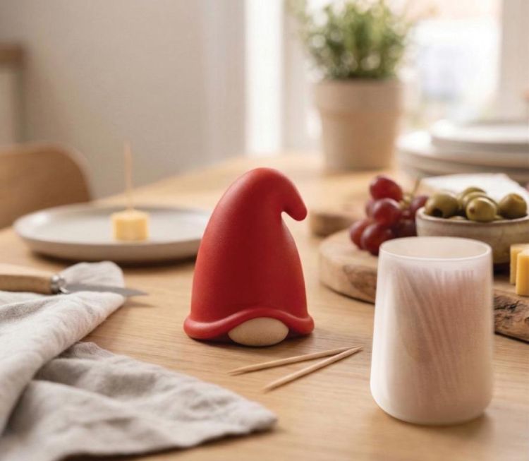 Ototo Design Porte-cure-dents Gnomeo (Rood) - Panache (Koksijde)