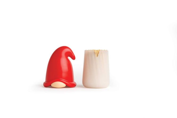Ototo Design Porte-cure-dents Gnomeo (Rood) - Panache (Koksijde)