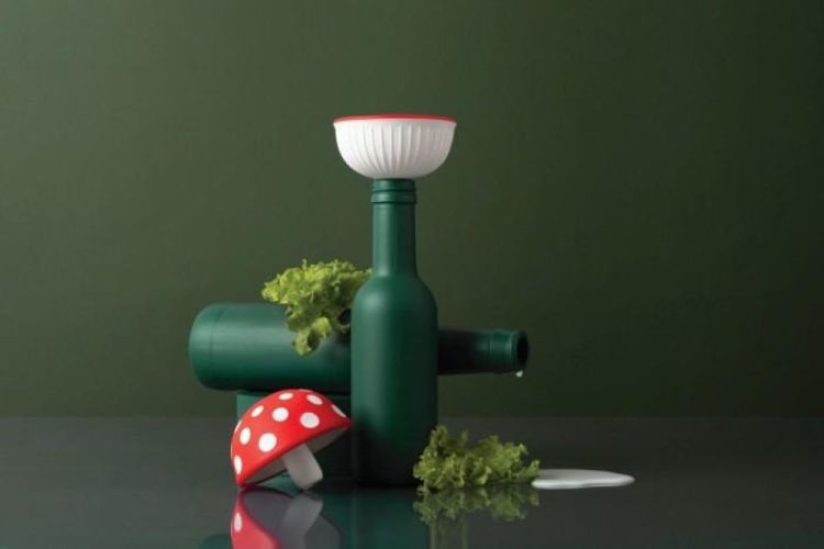 Ototo Design Magic Mushroom trechter (Wit/Rood) - Panache (Koksijde)