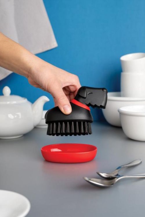 Ototo Design Oscar - afwasborstel (Zwart) - Panache (Koksijde)