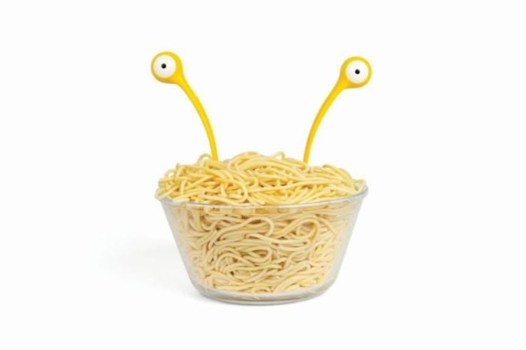 Ototo Design Pasta monster pasta servers (Geel) - Panache (Koksijde)