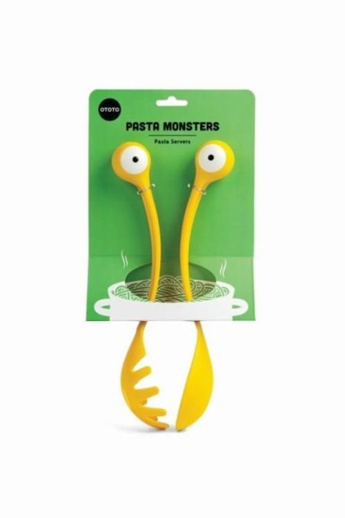 Ototo Design Pasta monster pasta servers (Geel) - Panache (Koksijde)