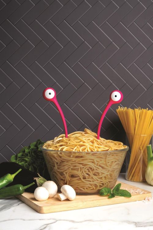 Ototo Design Pasta monster pasta servers (Roze) - Panache (Koksijde)