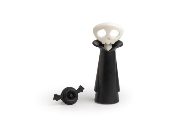 Ototo Design Spookelier - vacuümpomp met wijnstoppers (Zwart) - Panache (Koksijde)