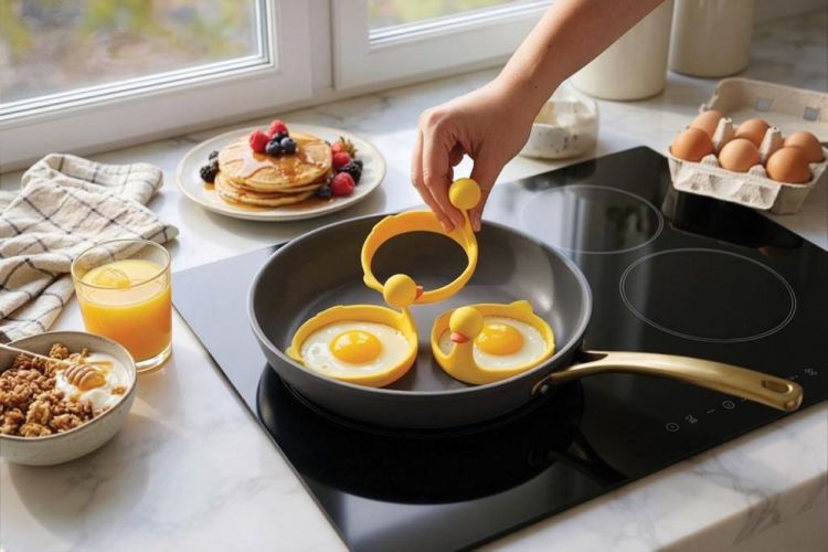 Ototo Design Sunny Side Duck - eierbakringen (Geel) - Panache (Koksijde)