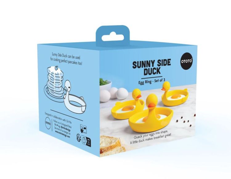 Ototo Design Sunny Side Duck - eierbakringen (Geel) - Panache (Koksijde)