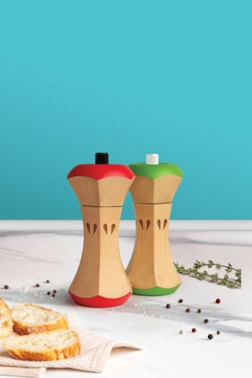 Ototo Design Twin Spice - peper- en zoutmolen (Rood / Groen) - Panache (Koksijde)