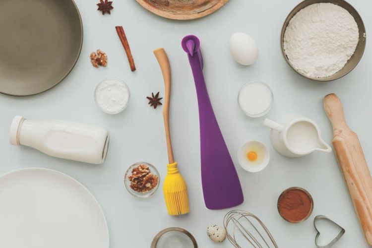 Ototo Design Witchin - Set de spatule et pinceau de pâtisserie (Multi) - Panache (Koksijde)