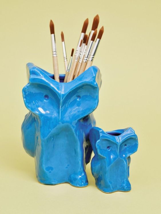 Marni Owl Vase XS After Midnight Marni (Blauw) - Panache (Koksijde)