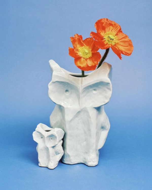 Marni Owl Vase XS After Midnight Marni (Lichtblauw) - Panache (Koksijde)