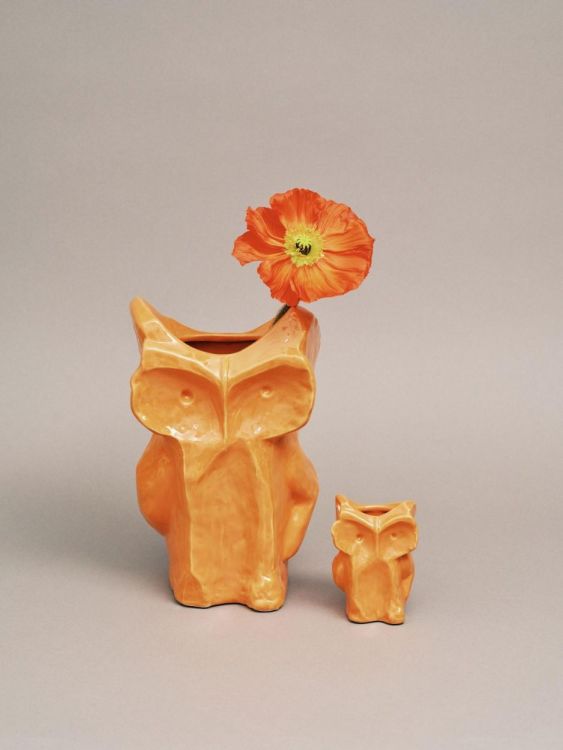 Marni Owl Vase XS After Midnight Marni (Oranje) - Panache (Koksijde)