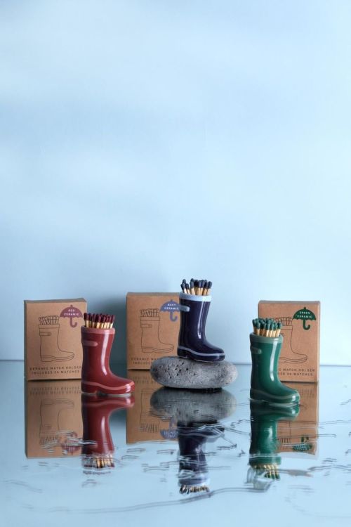 Paddywax Regenlaars met 25 lucifers (Green) - Panache (Koksijde)